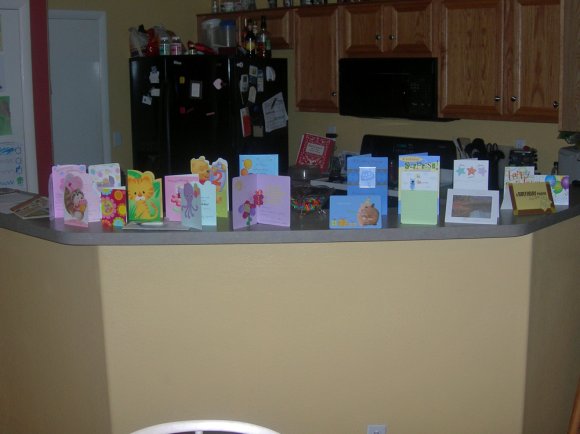 lots of bday cards
