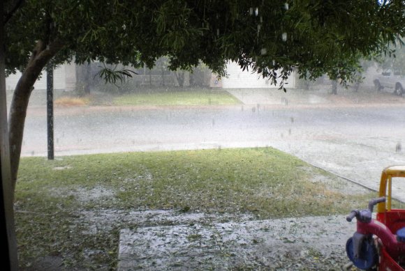 flooded street