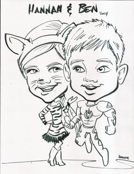 12 caricature
