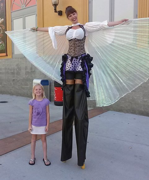 stilt lady hannah