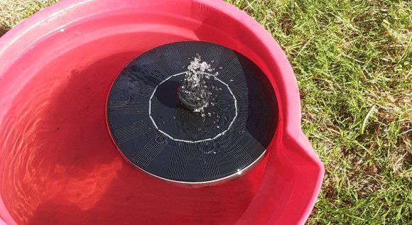 22 solar fountain