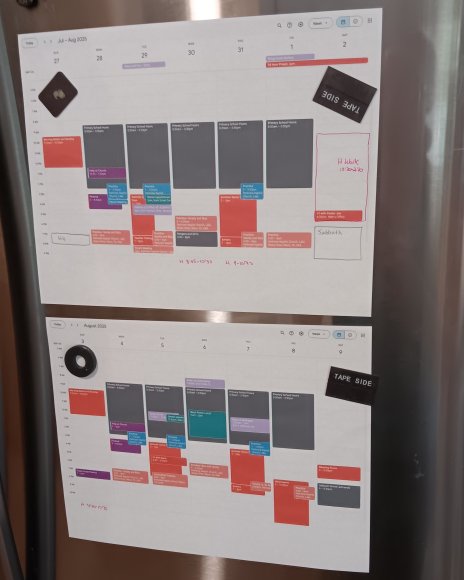 102 schedule