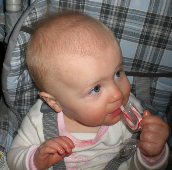 15 hannah first candy cane