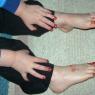 10 hannah did her nails