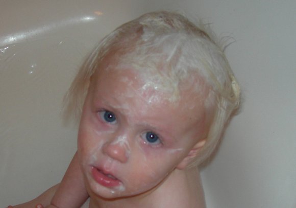 hannah got into the lotion