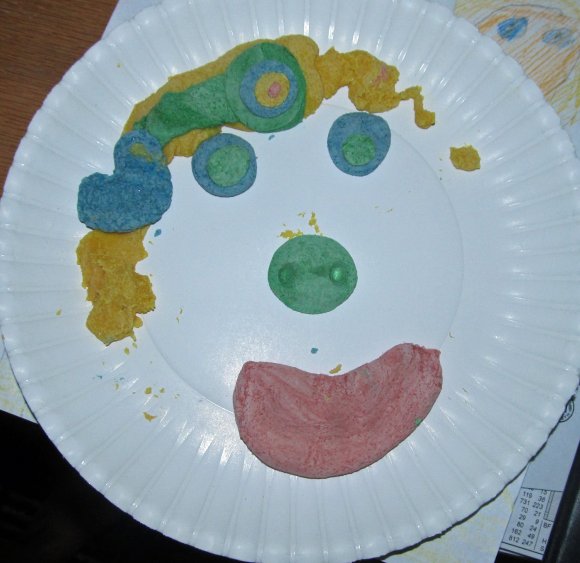 play doh face