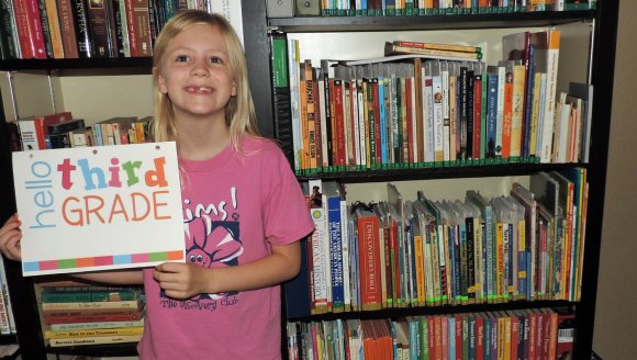 26 first day of third grade hannah