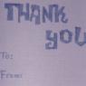 thank you purple