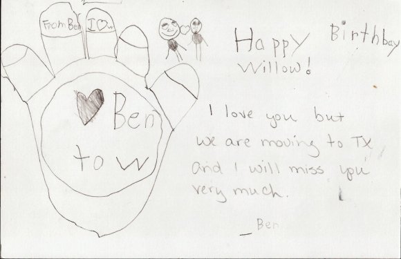 26 ben letter to willow