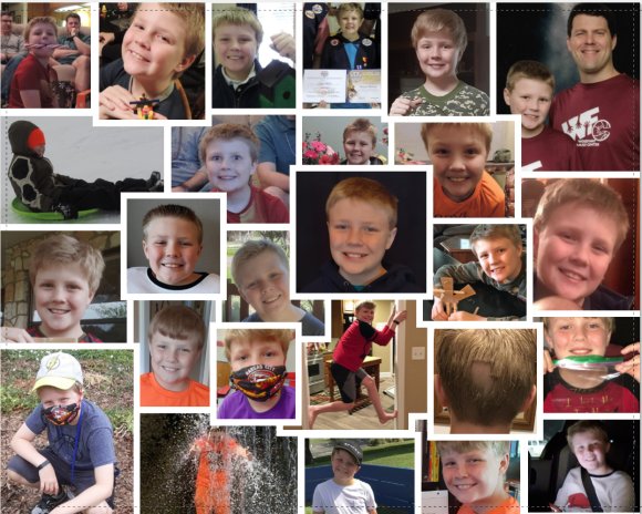 13 benjamin 11 yr collage