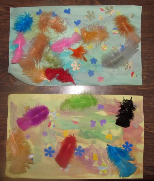 20 feather art