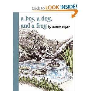 a boy a dog and a frog