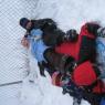 bronco ride pile up - shawn abby grace josh