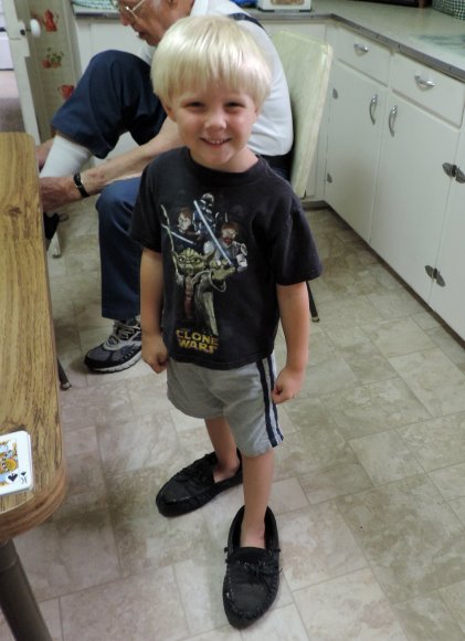 benjamin in gpas shoes