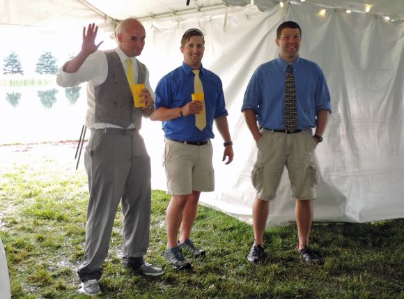reception sam justin nate