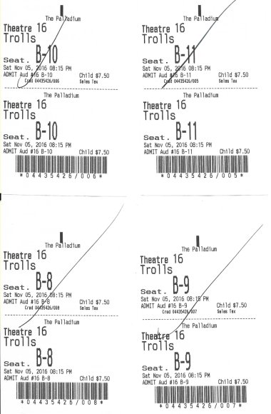 00 trolls tickets