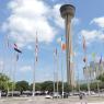 14 flags and tower