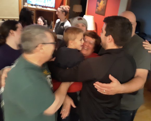 61 hugs