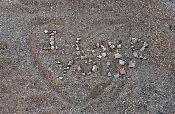 32 sand heart